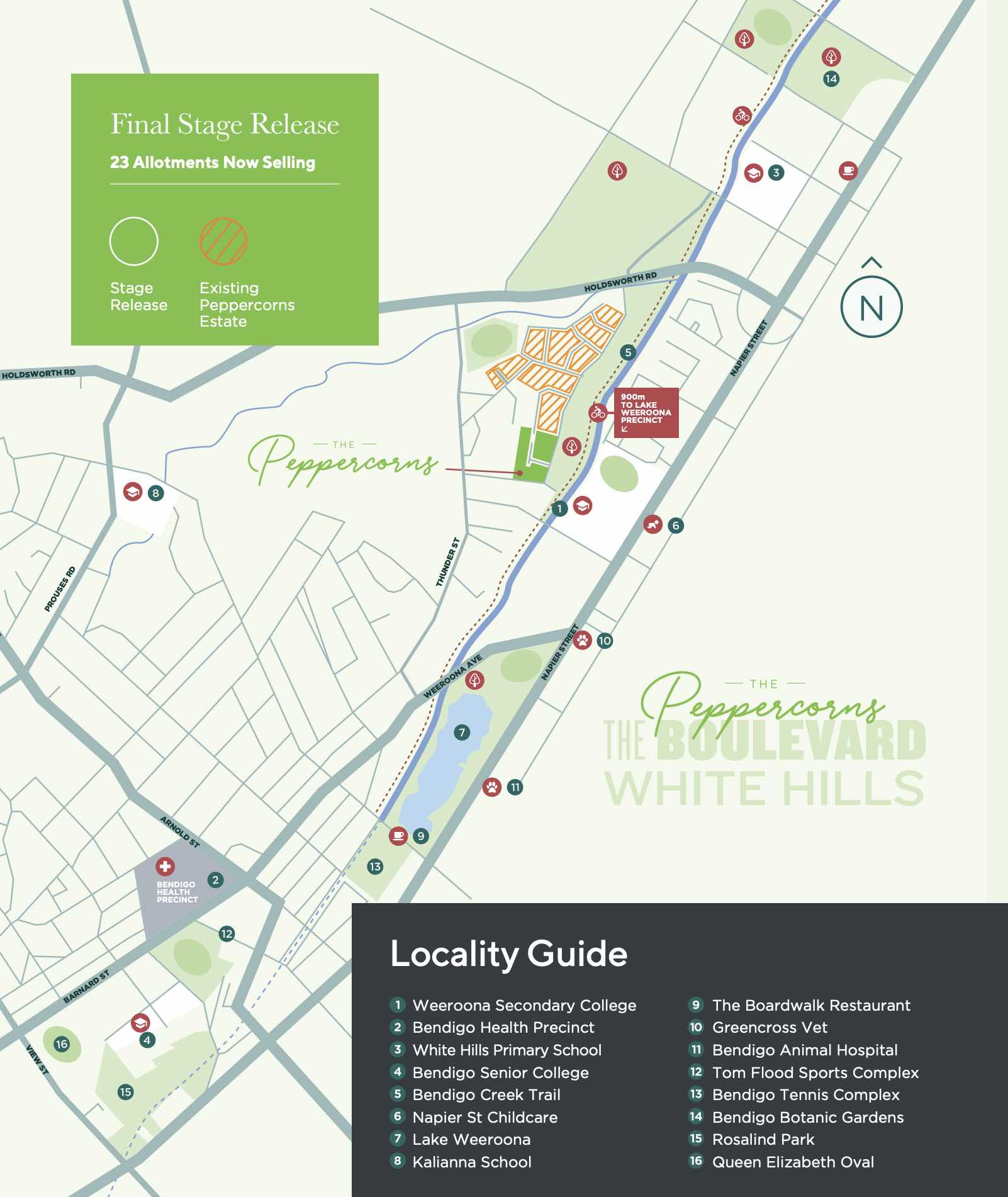[Land for Sale] The Peppercorns Bendigo Estate, White Hills OpenLot